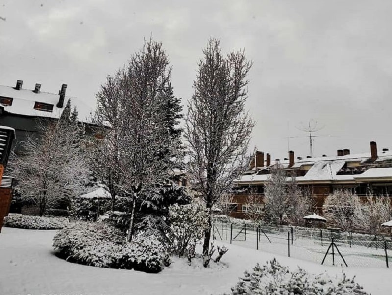España: fenómeno de Filomena genera intenso nevado en el país